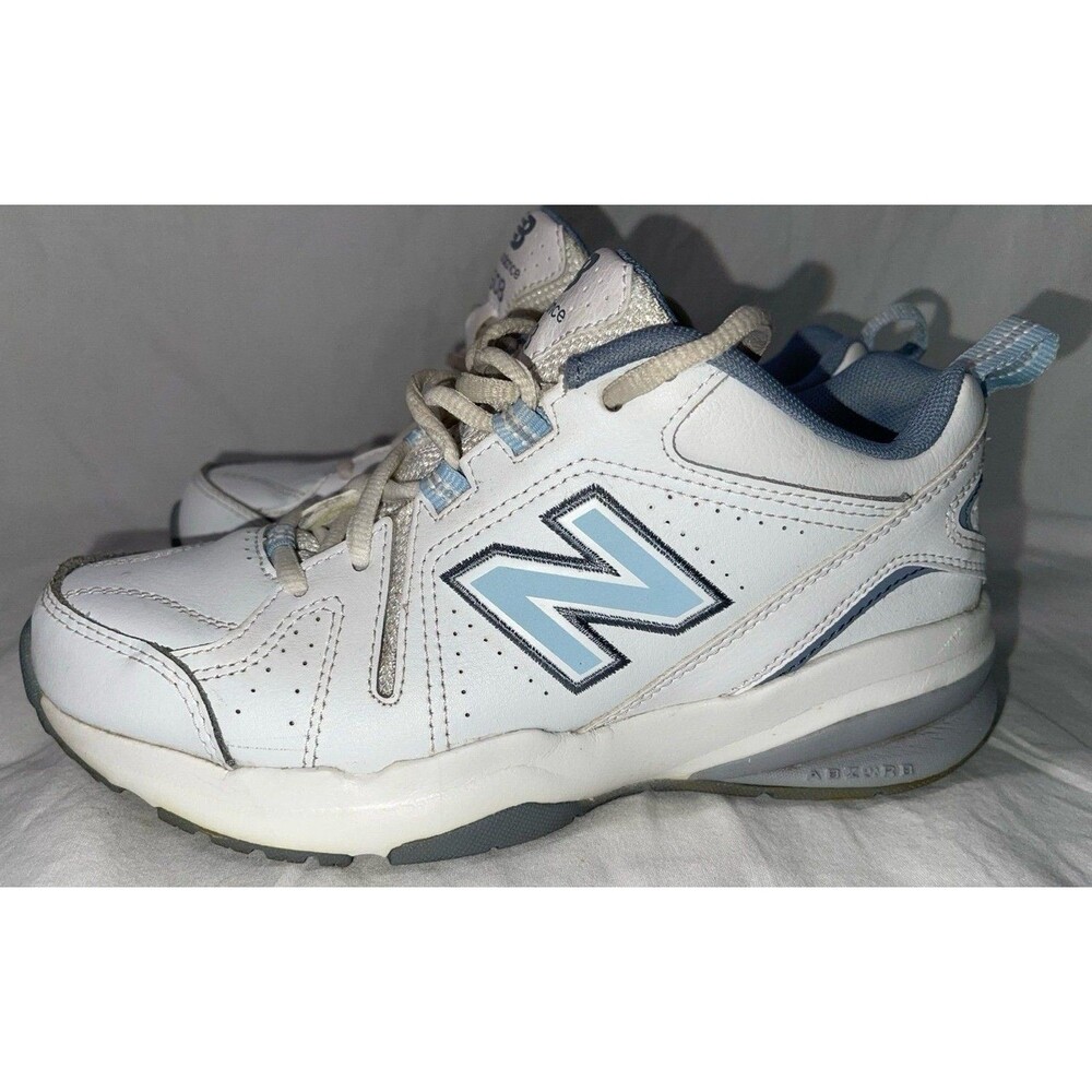 New Balance 608 V5 Sneakers Women's Size 5 White and Blue